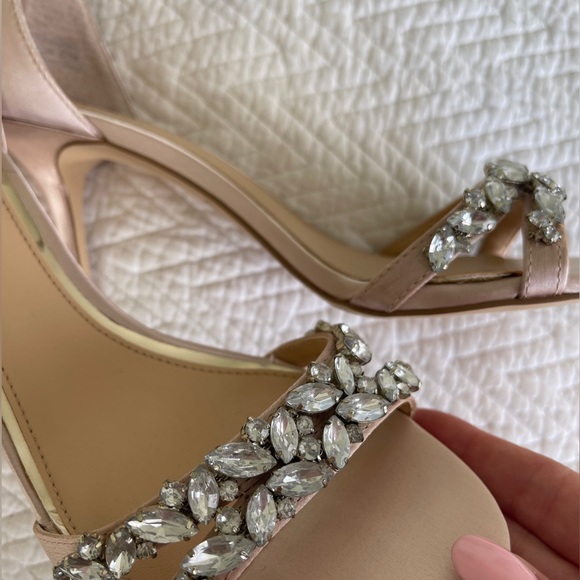 JEWEL BADGLEY MISCHKA
Women's Caroline Embellished Ankle Strap Evening Sandals - Picture 5 of 7